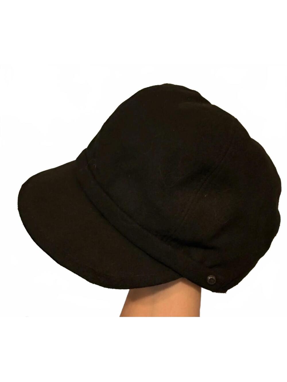 Eric javatis New York Black Adjustable Visor Cap Hat